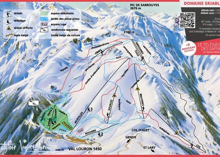 公寓 200m Pistes - 4 Personnes - Adervielle Génos